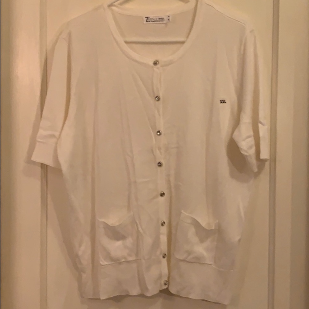 New York & company cardigan -ivory